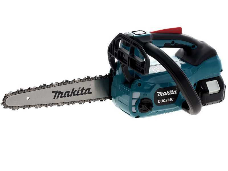Makita DUC254C - Electrosierra de bater&iacute;a 18V 3Ah - Espada Carving de 25 cm