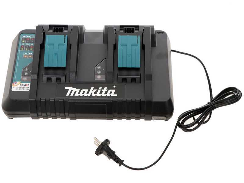 Carretilla el&eacute;ctrica de ruedas Makita DCU180 con cuba - bater&iacute;a 5 Ah/18 V (2x18 V)