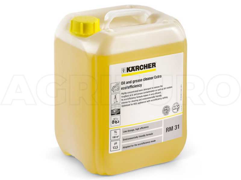 Detergente desengrasante para aceite y grasa RM 31 ASF eco!efficiency - para hidrolimpiadoras Karcher