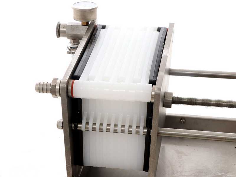 Grifo Professional FCP10-Olio -Filtro para aceite de cartones con carro - Bomba de acero inoxidable