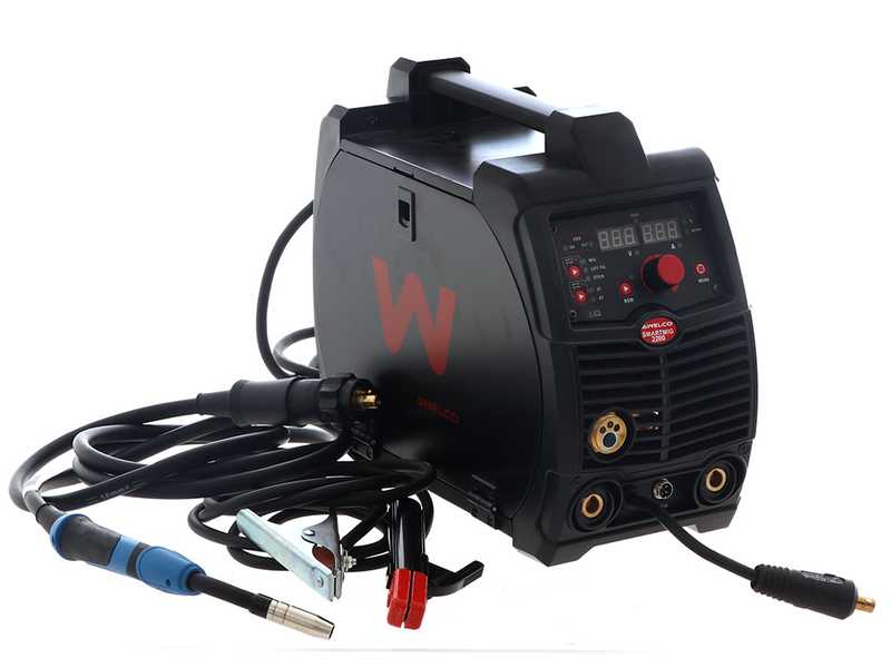Soldadora inverter multi-proceso Awelco SMARTMIG 2000 MIG-TIGLIFT MMA monof&aacute;sica - GAS/NO GAS