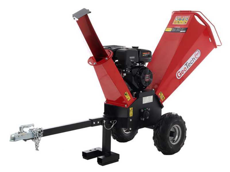 GeoTech-Pro PCS 150L - Biotrituradora de gasolina profesional - Motor 15 HP