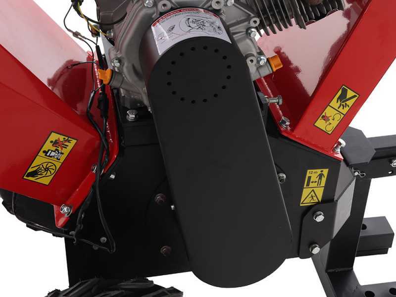 GeoTech-Pro PCS 150L - Biotrituradora de gasolina profesional - Motor 15 HP