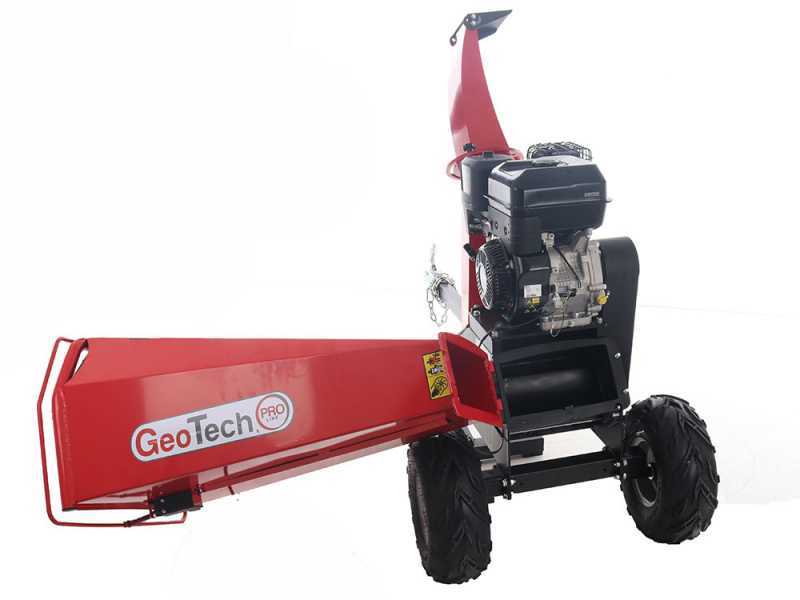 GeoTech-Pro PCS 150BS - Biotrituradora de gasolina profesional - Motor B&amp;S 13.5 HP