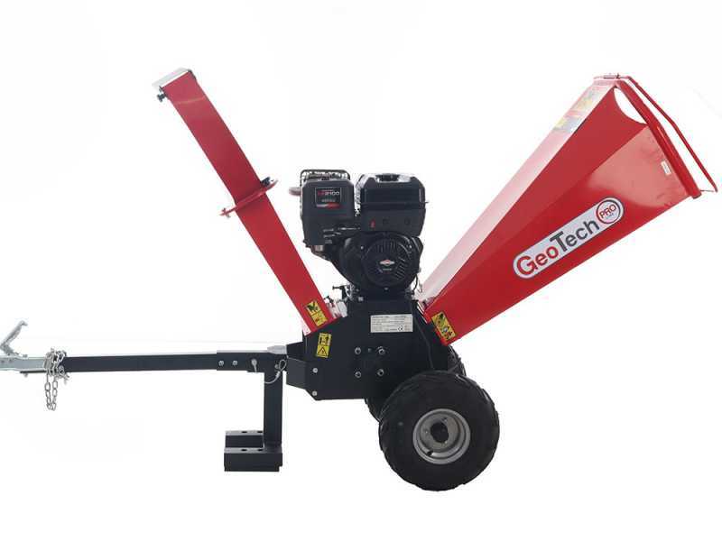 GeoTech-Pro PCS 150BS - Biotrituradora de gasolina profesional - Motor B&amp;S 13.5 HP