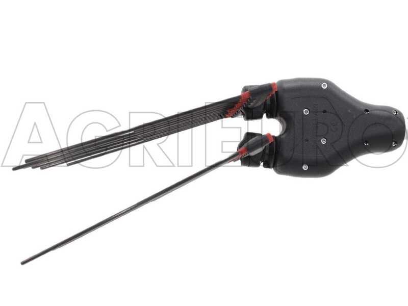 Castellari Tornado Carbon C V3 - Vareador de aceitunas el&eacute;ctrico de bater&iacute;a - P&eacute;rtiga en carbono 180/240 cm