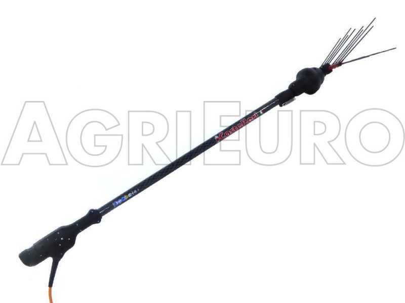 Castellari Fenix V2 - Vareador de aceitunas el&eacute;ctrico de bater&iacute;a 180/240 C V2 - P&eacute;rtiga en carbono