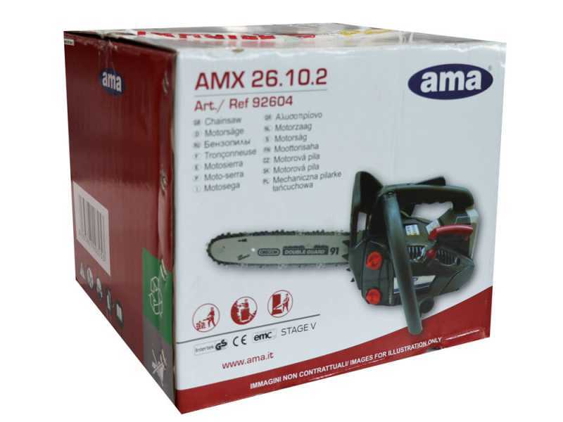 Ama Amx 26.10 - Motosierra de mezcla de poda - Espada Oregon de 25 cm