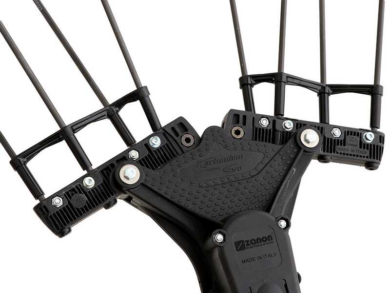 Vareador de aceitunas el&eacute;ctrico a bater&iacute;a Zanon Karbonium EVO AL 200/K - 170/250 cm p&eacute;rtiga tel&eacute;scopica