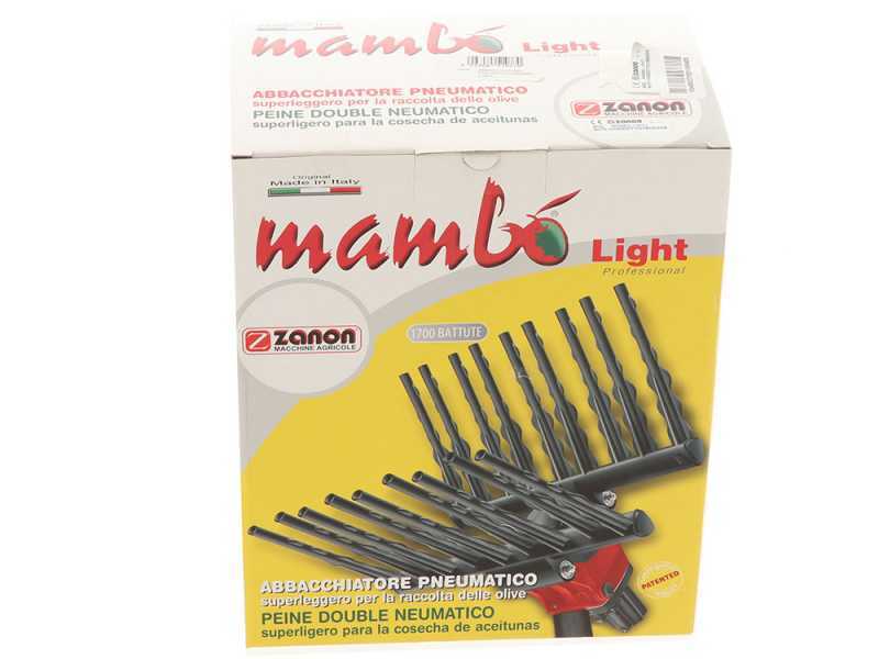 Zanon Mambo Light - Vareador de aceitunas neum&aacute;tico - vibrador - 6/8 bares