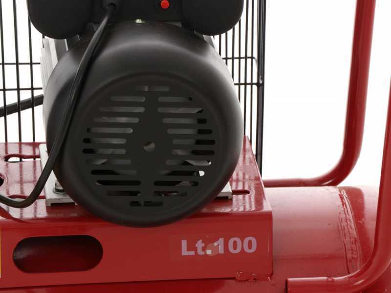 Geotech BACP100-8-2 - Compresor el&eacute;ctrico de correa - Motor 2 HP - 100 l - potencia 8 bar