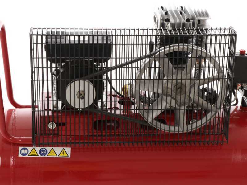 Geotech BACP100-8-2 - Compresor el&eacute;ctrico de correa - Motor 2 HP - 100 l - potencia 8 bar