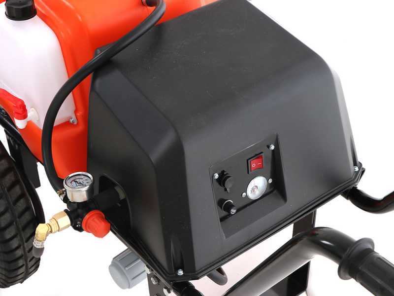 Carretilla fumigadora el&eacute;ctrica de bater&iacute;a Stocker 12V de 60 L