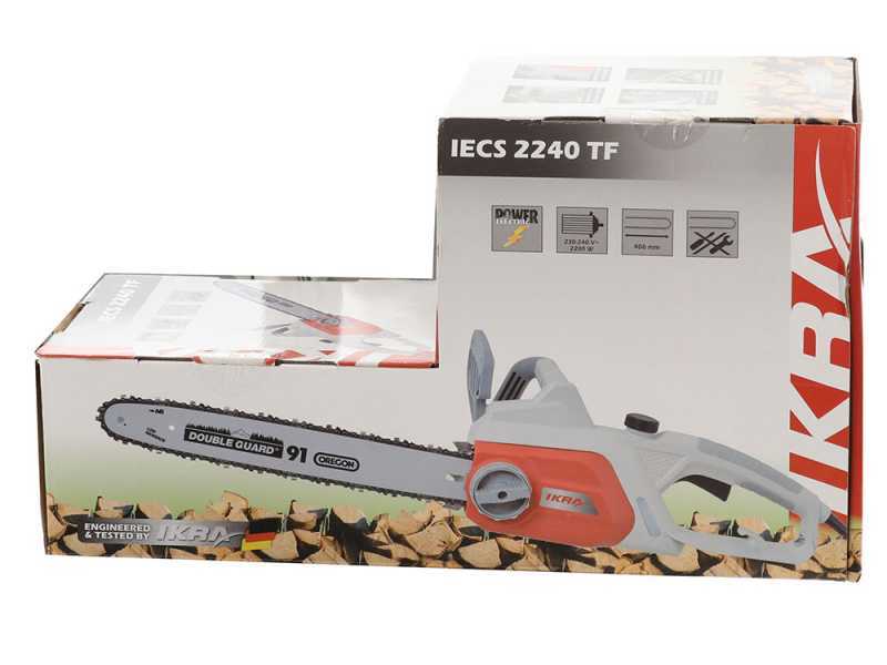 Ikra IECS 2240 TF - Electrosierra de 2200 W - Espada de 40 cm