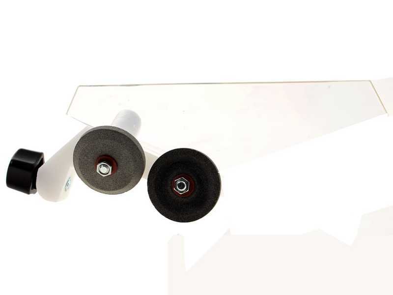 Seven Italy PS 250 PRO-Silver - Cortadora de fiambre cuchilla 250 mm - afilador incluido - 180 W