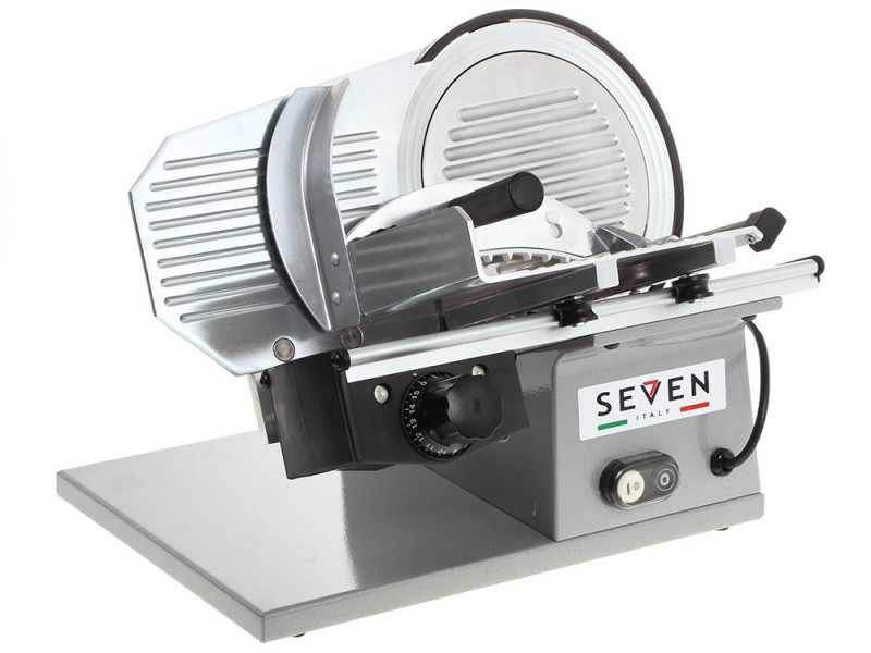 Italy PS 220 PRO-Silver -Cortadora de fiambre Seven - cuchilla 220 mm - afilador incluido - 160 W