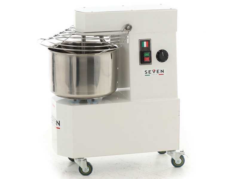 Seven Italy GH 15M - Amasadora de espiral - 230 V - Con ruedas y temporizador