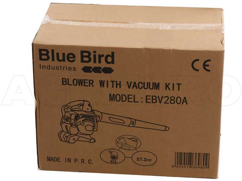 Soplador aspirador Blue Bird EBV280BN - 3 en 1 motor de gasolina  25cc, 2 tiempos