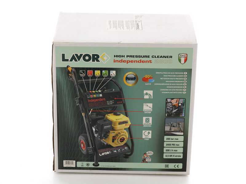 Hidrolimpiadora con motor de gasolina Lavor Independent 2800 - 200 bar