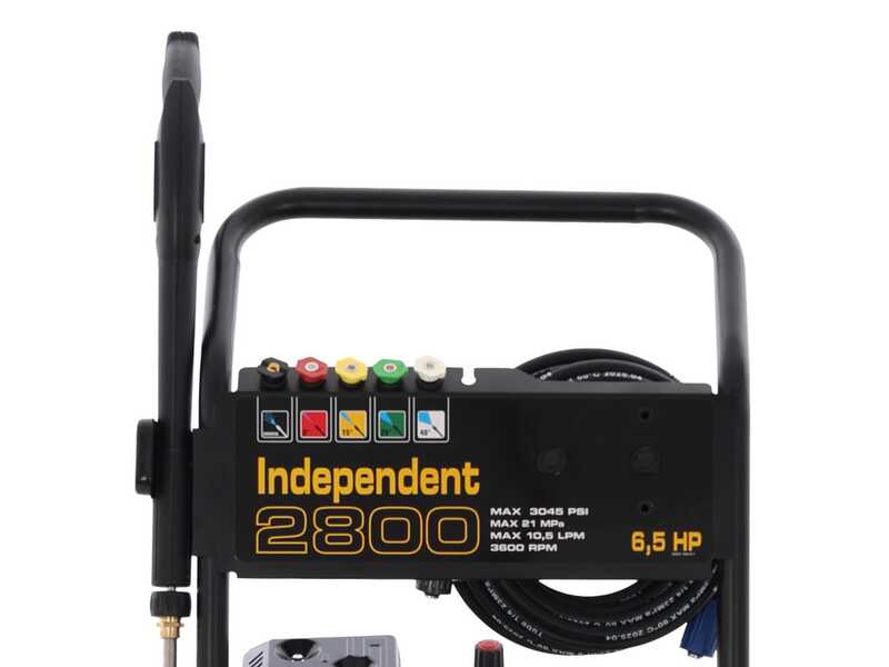 Lavor Independent 2800 - Hidrolimpiadora de gasolina - 200 bar - 690 L/h - motor de gasolina Lavor de 200 cc