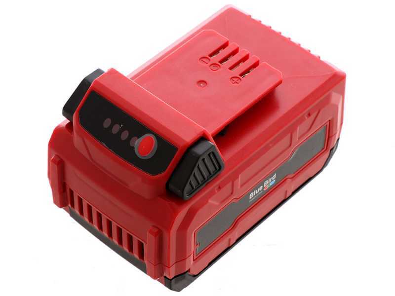 Podadora de bater&iacute;a con p&eacute;rtiga telesc&oacute;pica Blue Bird R3S 40V - hasta 4 m contando el usuario