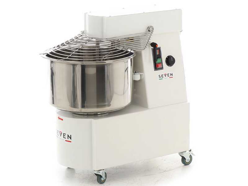 Seven Italy GHR 40 - Amasadora de espiral  - 230 V - Con ruedas y temporizador