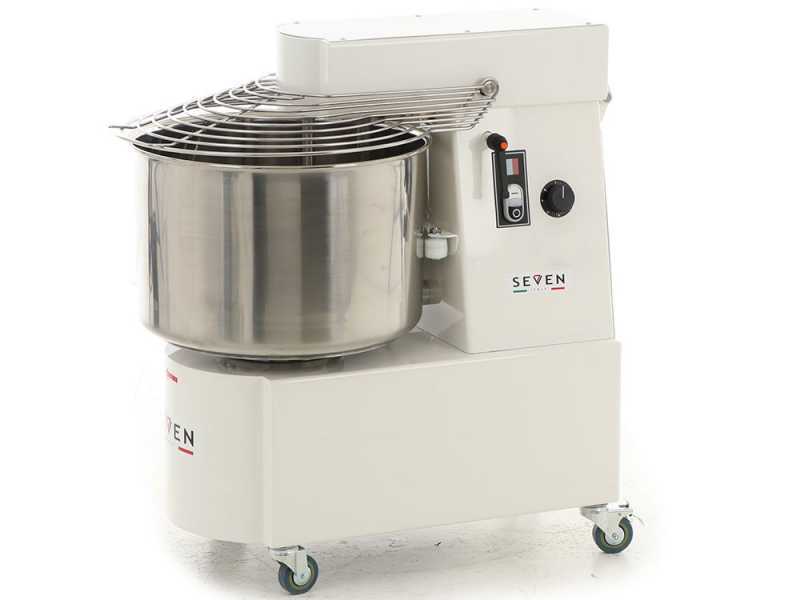 Seven Italy GHR 50 - Amasadora de espiral - 230 V - Con ruedas y temporizador