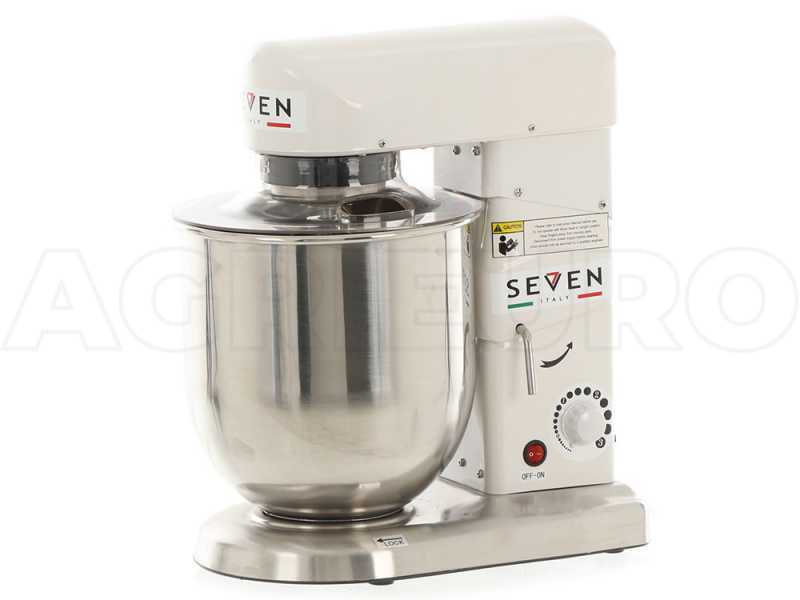 Seven Italy FP110 - Amasadora planetaria - Cuba INOX 10 l - multifunci&oacute;n
