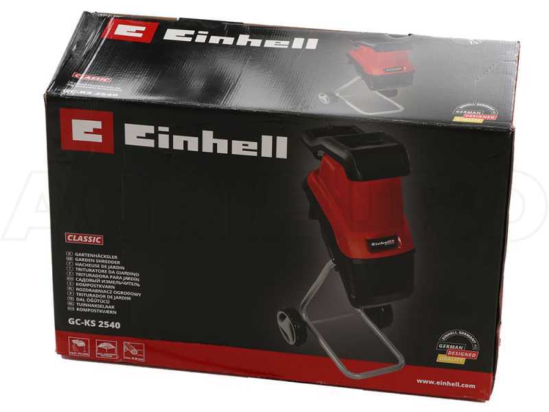 Einhell GC-KS 2540  - Biotrituradora el&eacute;ctrica con cuchillas  - con saco recogedor