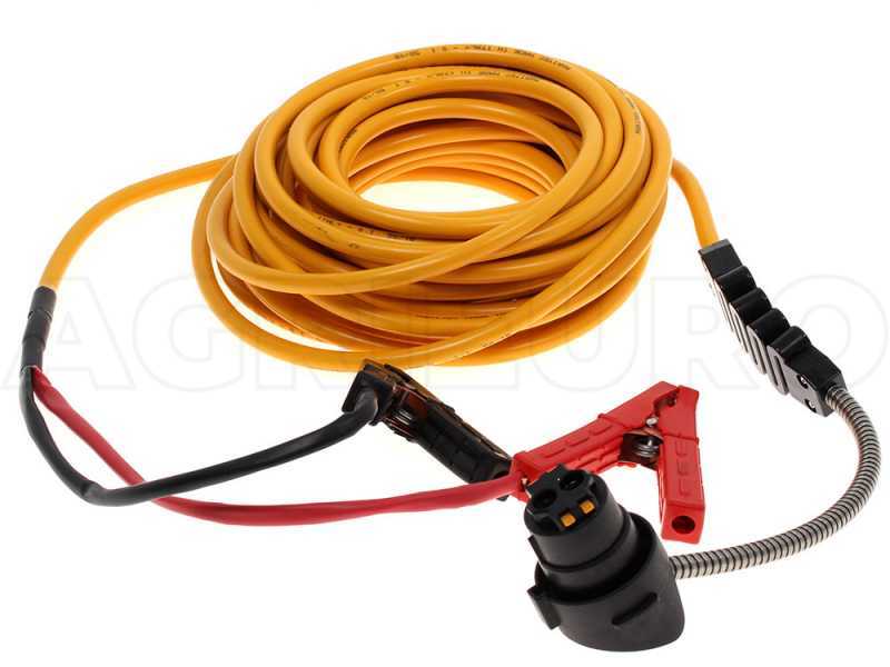 Vareador de aceitunas el&eacute;ctrico de bater&iacute;a Oliviero Flex Basic telesc&oacute;pico - p&eacute;rtiga de aluminio fija 190-280 cm