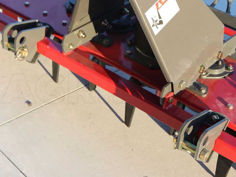 Grada rotativa GeoTech Pro ER 170 - ancho de trabajo 170 cm - 16 cuchillas Serie ligera - Rodillo de jaula