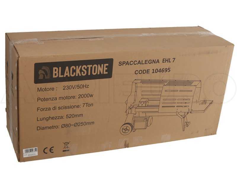 Astilladora de leña Blackstone EHL 7 eléctrica horizontal