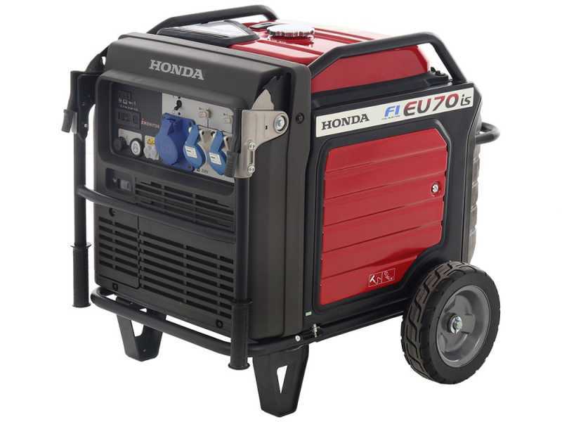 Honda EU70is - Generador de corriente silencioso inverter 7 kW - Continua 5.5 kW Monof&aacute;sica