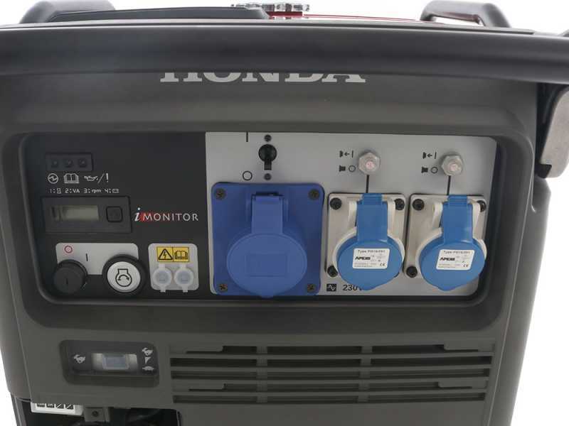 Honda EU70is - Generador de corriente silencioso inverter 7 kW - Continua 5.5 kW Monof&aacute;sica