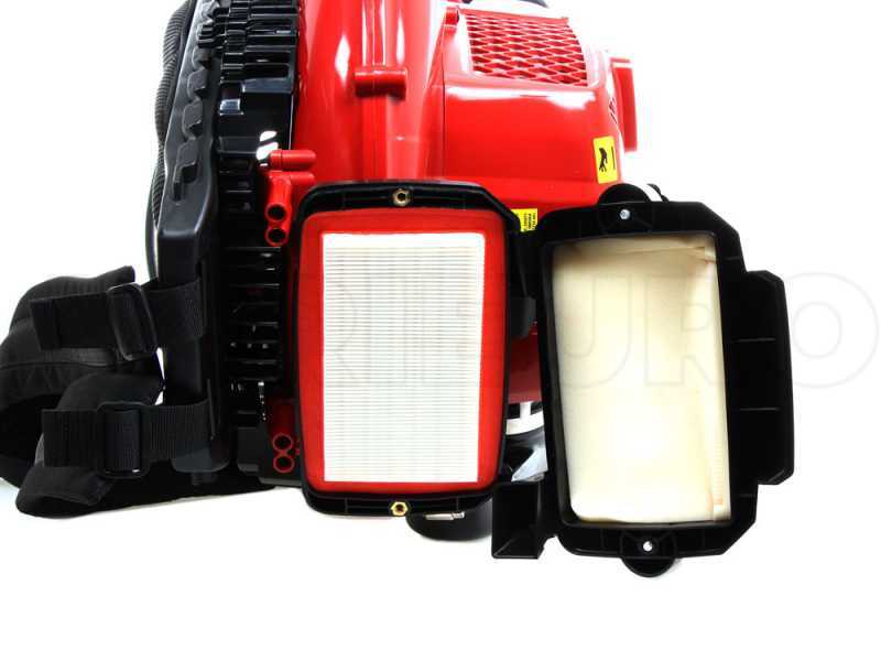 Soplador de mochila GeoTech BB760EVO de mezcla - respaldo acolchado - 3,6 HP