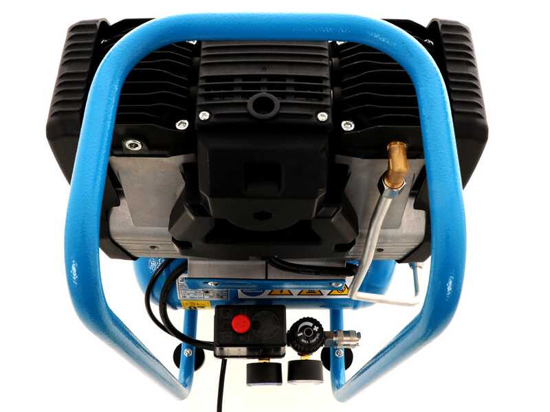 ABAC START SILENT OS7P - Compresor de aire el&eacute;ctrico monof&aacute;sico silencioso, sin aceite - Motor 0.75 HP - 6 L