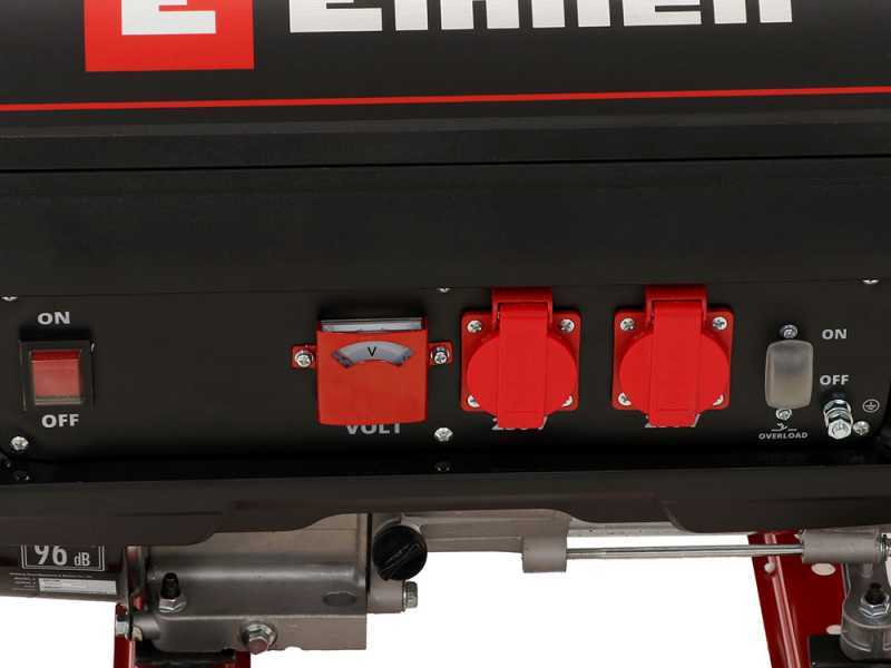 Einhell TC-PG 35/E5 - Generador de corriente con ruedas y AVR 3.1 kW - Continua 2.6 kW Monof&aacute;sica