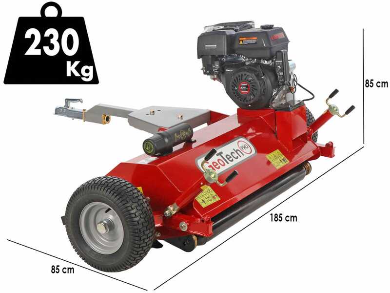 GeoTech Pro GTFM 120 LE - Desbrozadora de arrastre para quad - Loncin G420FD