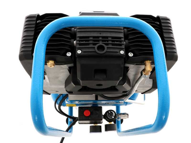 ABAC START SILENT OS15P - Compresor de aire el&eacute;ctrico monof&aacute;sico silencioso, sin aceite - Motor 1.5 HP - 6 L