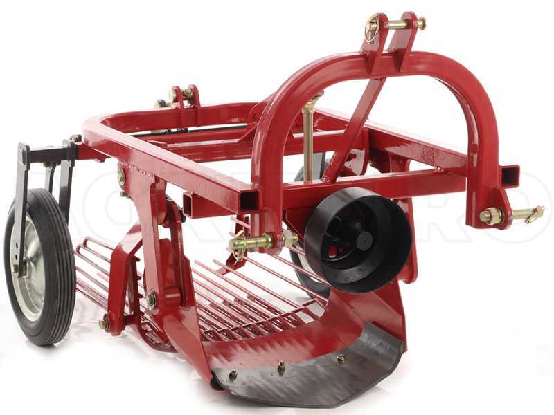 GeoTech-Pro PD-50N - Arrancador de patatas - Para patatas, cebollas y ajo - Cribas oscilantes - Para tractores con enganche de tres puntos
