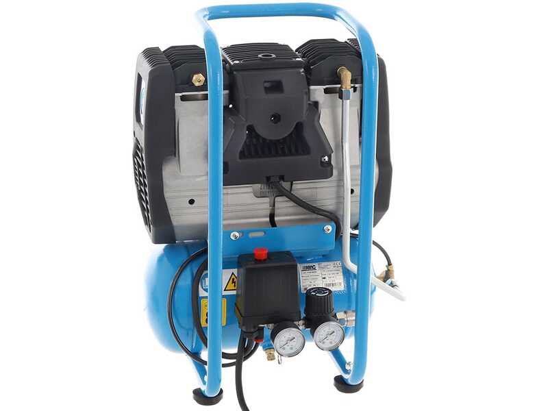 ABAC START SILENT OS20P - Compresor de aire el&eacute;ctrico monof&aacute;sico silencioso, sin aceite - Motor 2 HP - 6 L