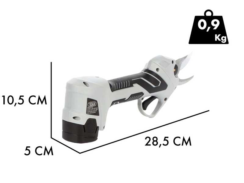 Volpi KV310 - Tijera el&eacute;ctrica de poda - 2x 14.4V 2.5Ah