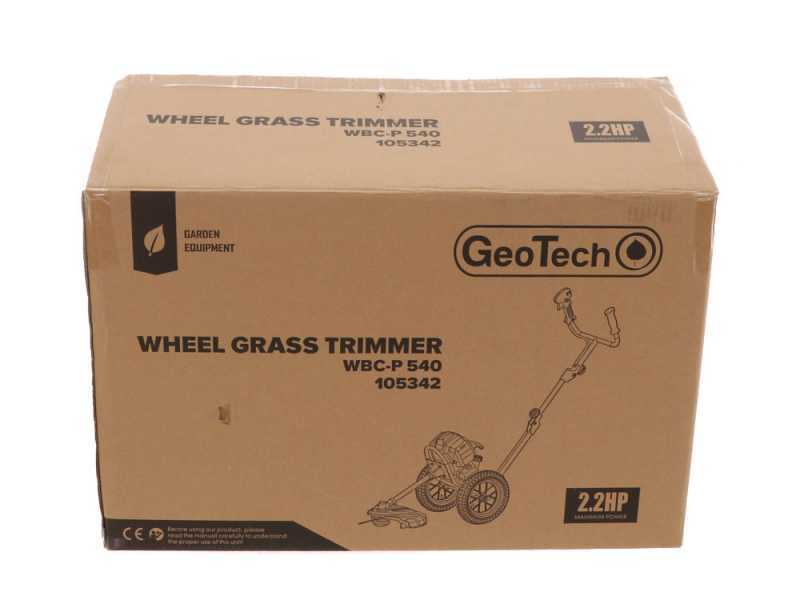 GeoTech Pro WBC-P 540 - Desbrozadora de ruedas de mezcla de empuje