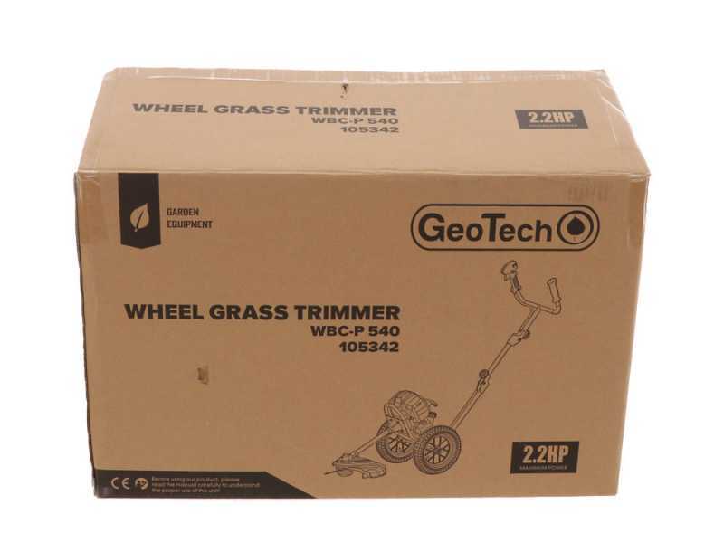 GeoTech WBC-P 540 - Desbrozadora de ruedas de mezcla de empuje