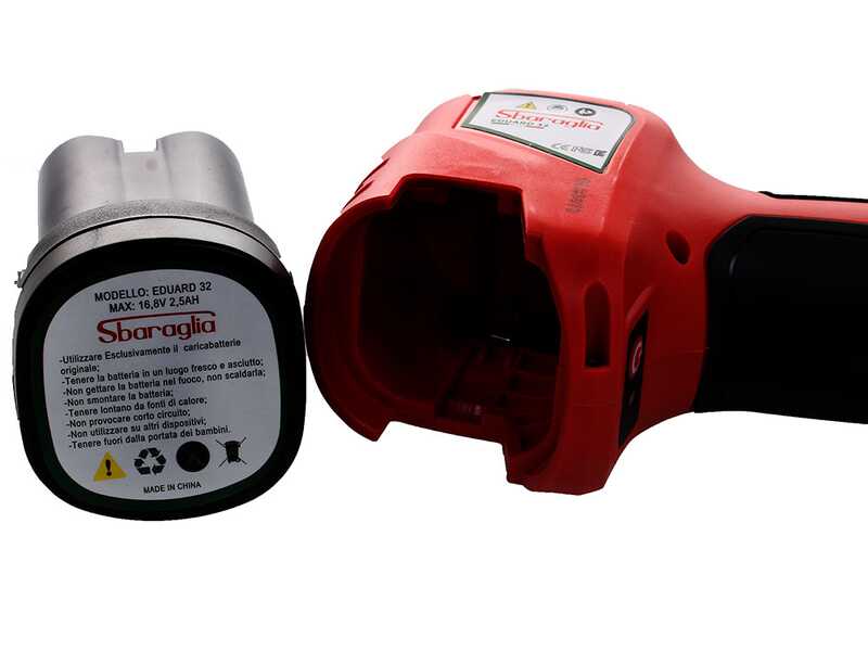 Tijera el&eacute;ctrica de bater&iacute;a Sbaraglia Eduard A3042 32 mm