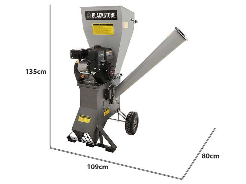 BlackStone CSB70L - Biotrituradora de gasolina - Motor Loncin 7 HP