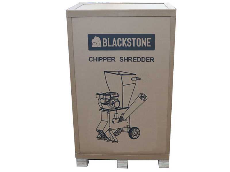 BlackStone CSB150E-L - Biotrituradora de gasolina - Motor Loncin 15 HP - Arranque el&eacute;ctrico