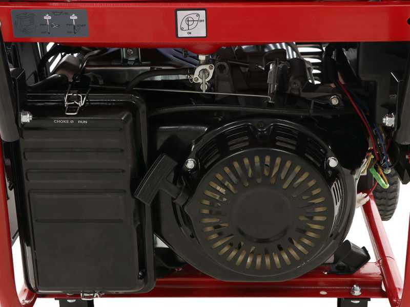 Einhell TC-PG 55/E5 - Generador de corriente con ruedas y AVR 5.5 kW - Continua 3.6 kW Trif&aacute;sica
