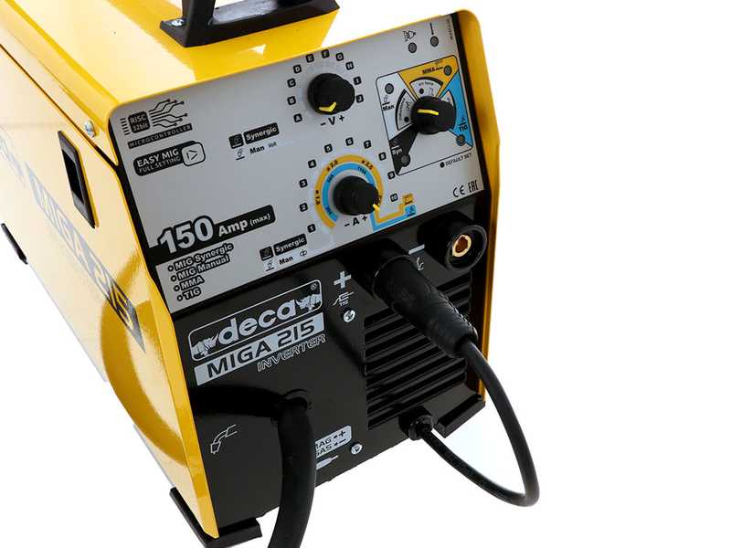 Soldadora de hilo continuo inverter multiproceso Deca MIGA 215 1Ph 230/50-60 - GAS/NO GAS