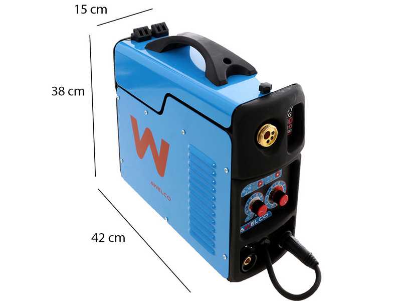 Awelco Easymig 180 - Soldadora Inverter Multiproceso (MMA-MIG-TIG) - GAS/NO GAS